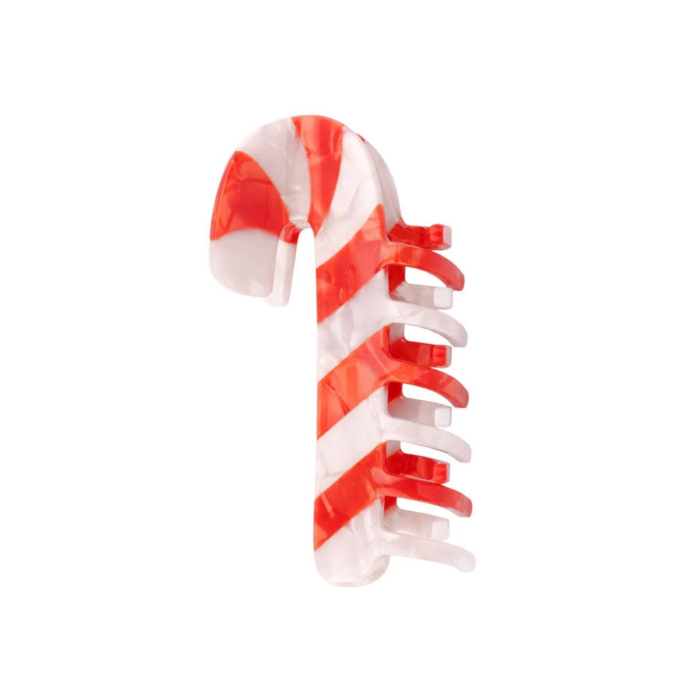 CANDY CANE HAIR CLAW