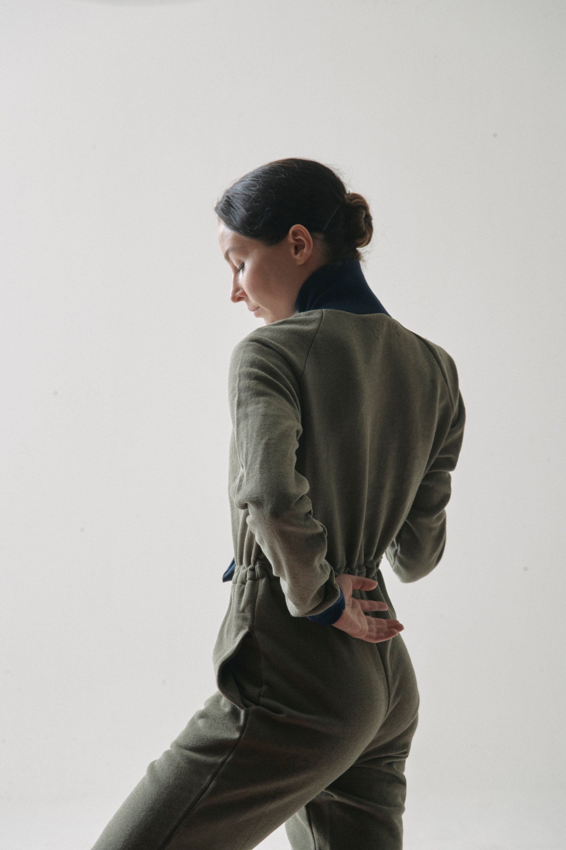 ORGANIC COTTON JUMPSUIT | KHAKI
