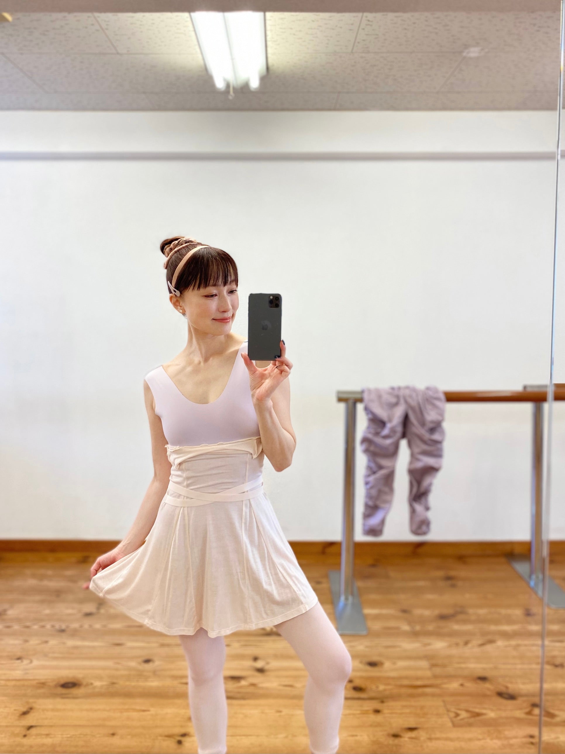 TENCEL™ Ballet Dress | White Pink