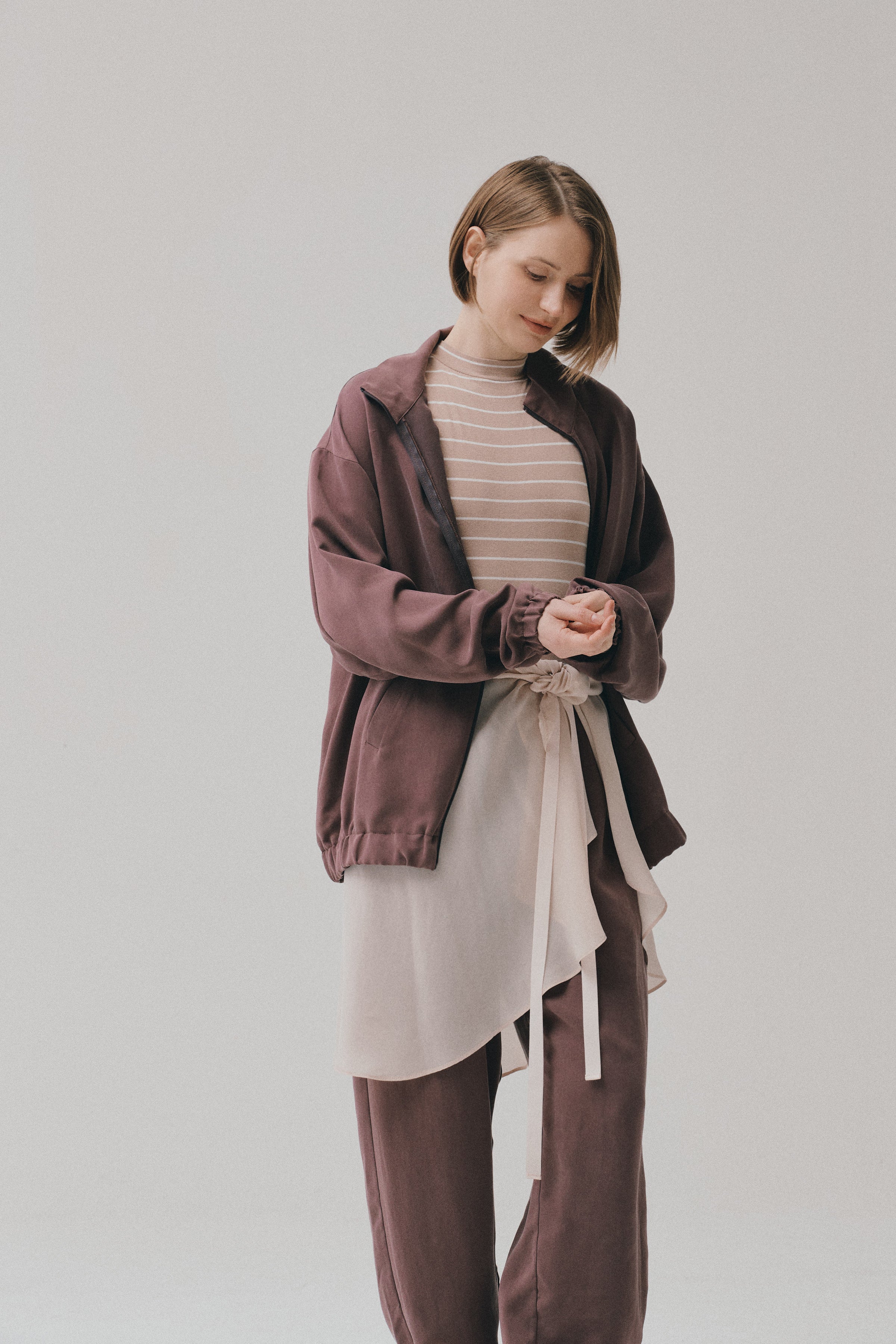 CUPRO MODAL® PANTS | CHESNUT