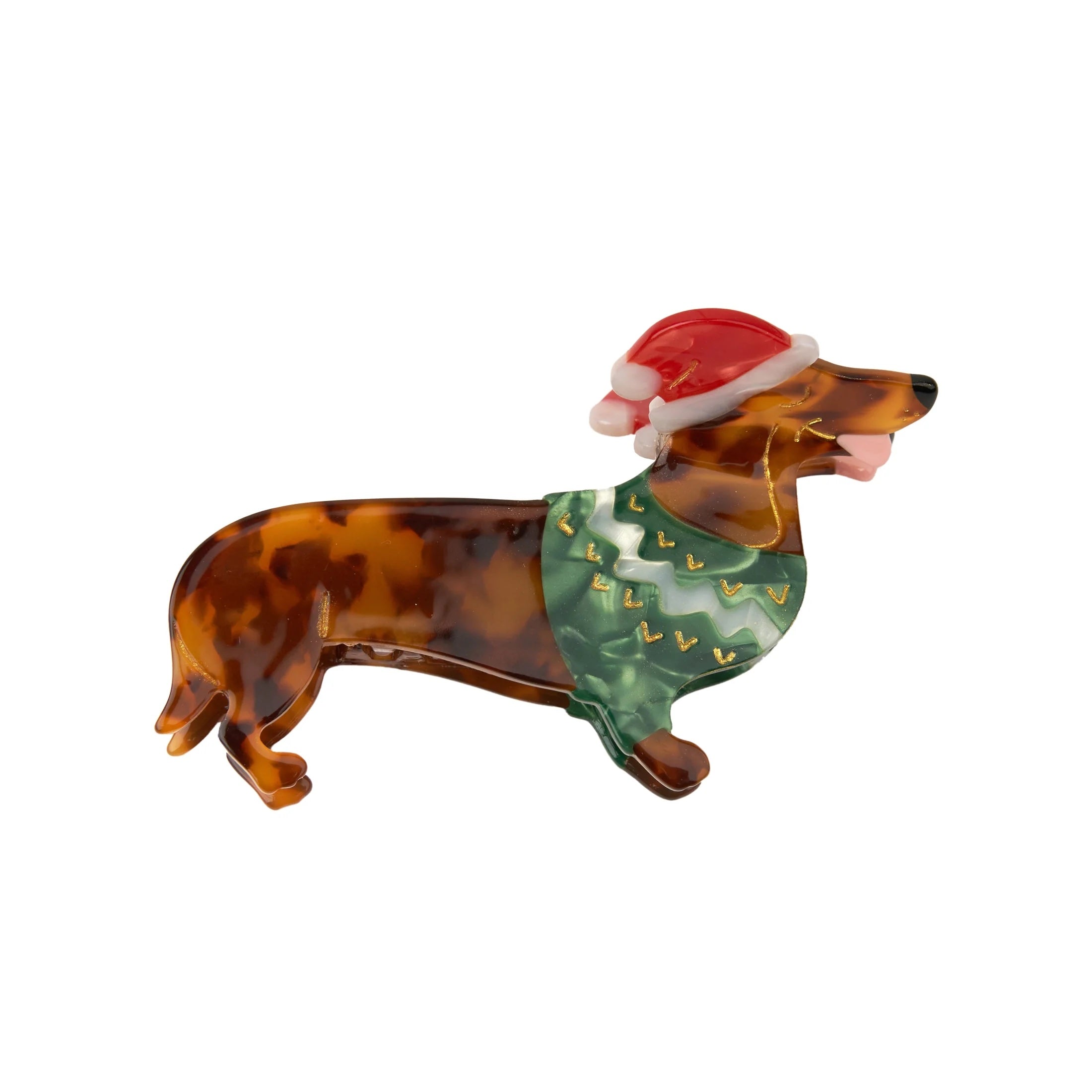 CHILLY DACHSHUND HAIR CLAW
