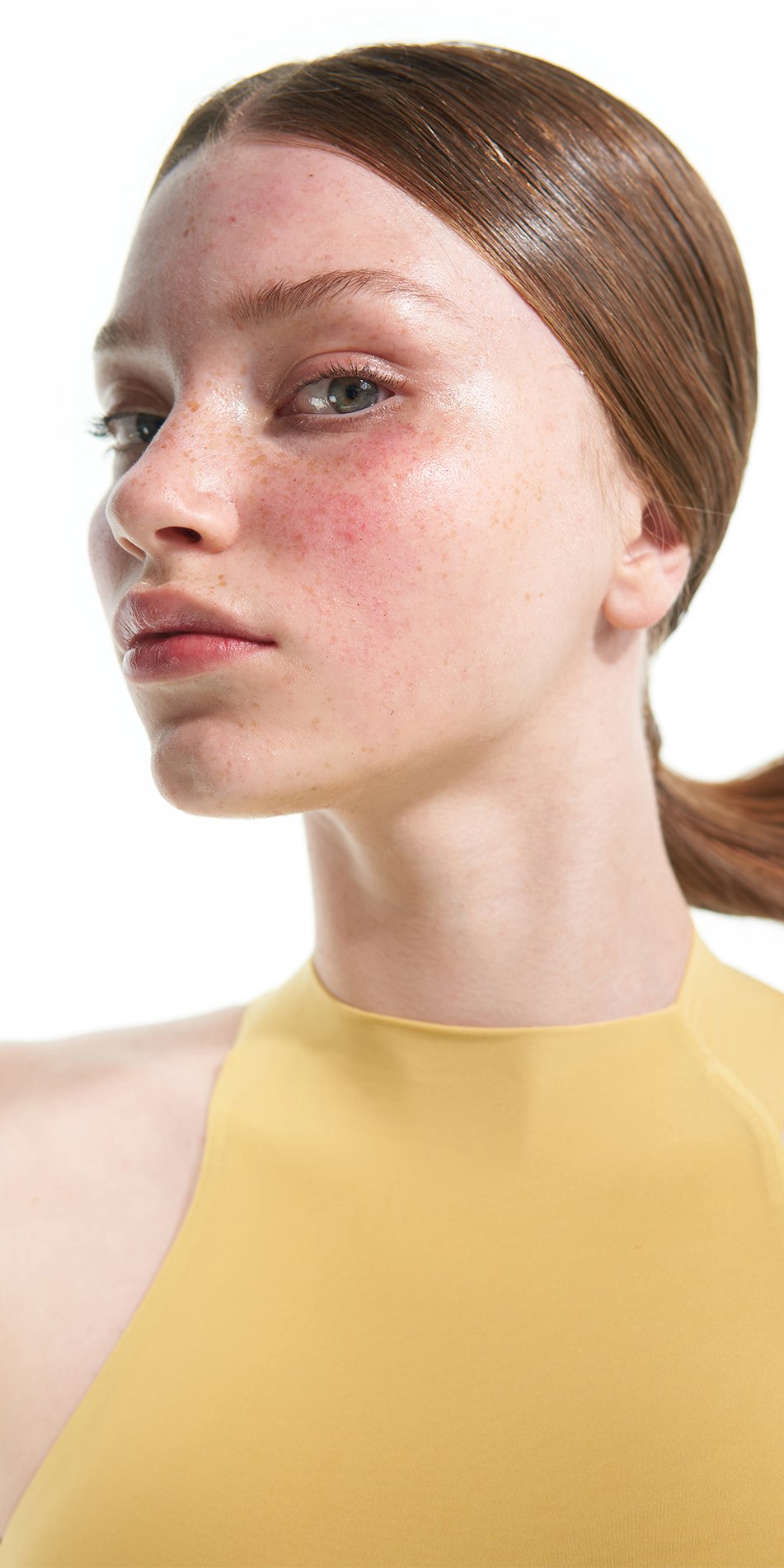 CHOKER – turtleneck leotard – fresh ginger