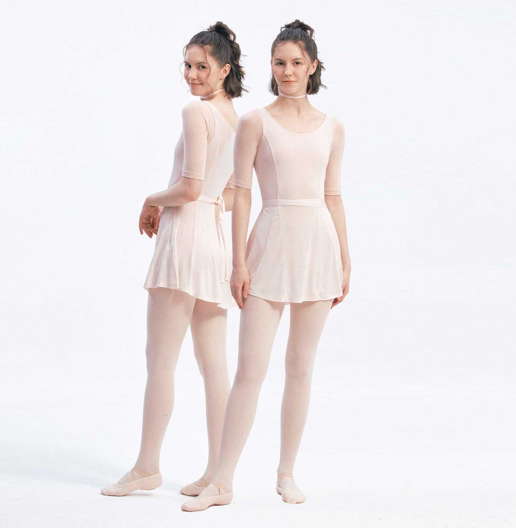 TENCEL™ Ballet Dress | White Pink