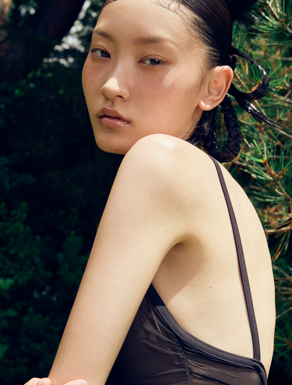 ThirdSkin Mesh-Draped Veil LT | Cloud