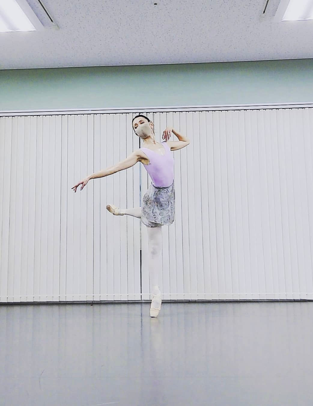 CREORA® REVERSIBLE LEOTARD | LILAC/GREY