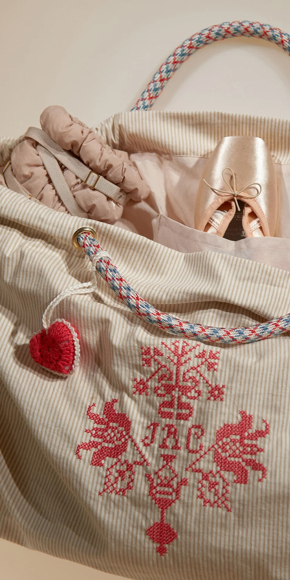BINDLE – alpinia cross stitch tote | EDELWEISS