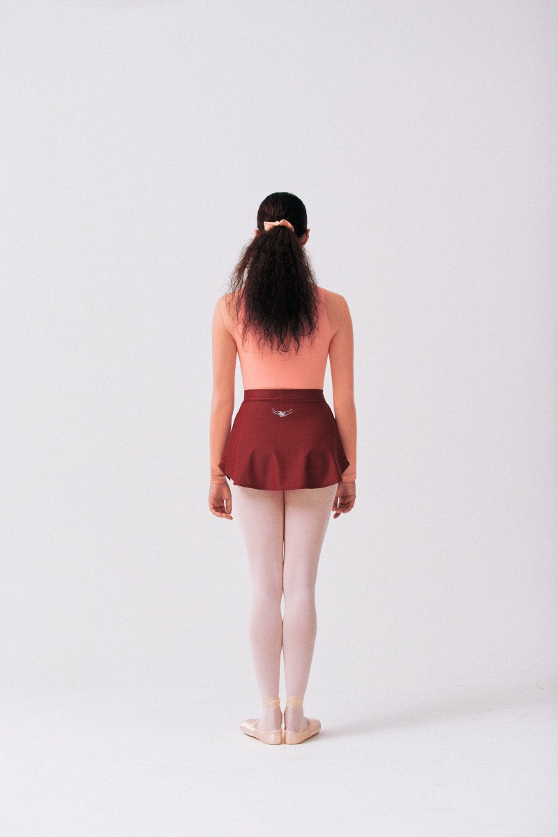 ECONYL® BALLET SKIRT | BURGUNDY