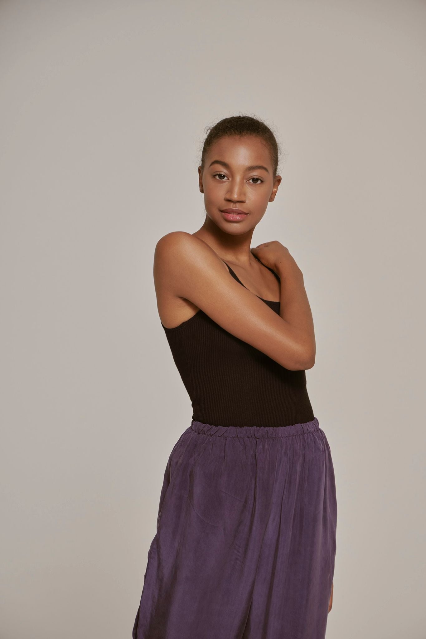 MODAL® LACED BACK LEOTARD | BLACK