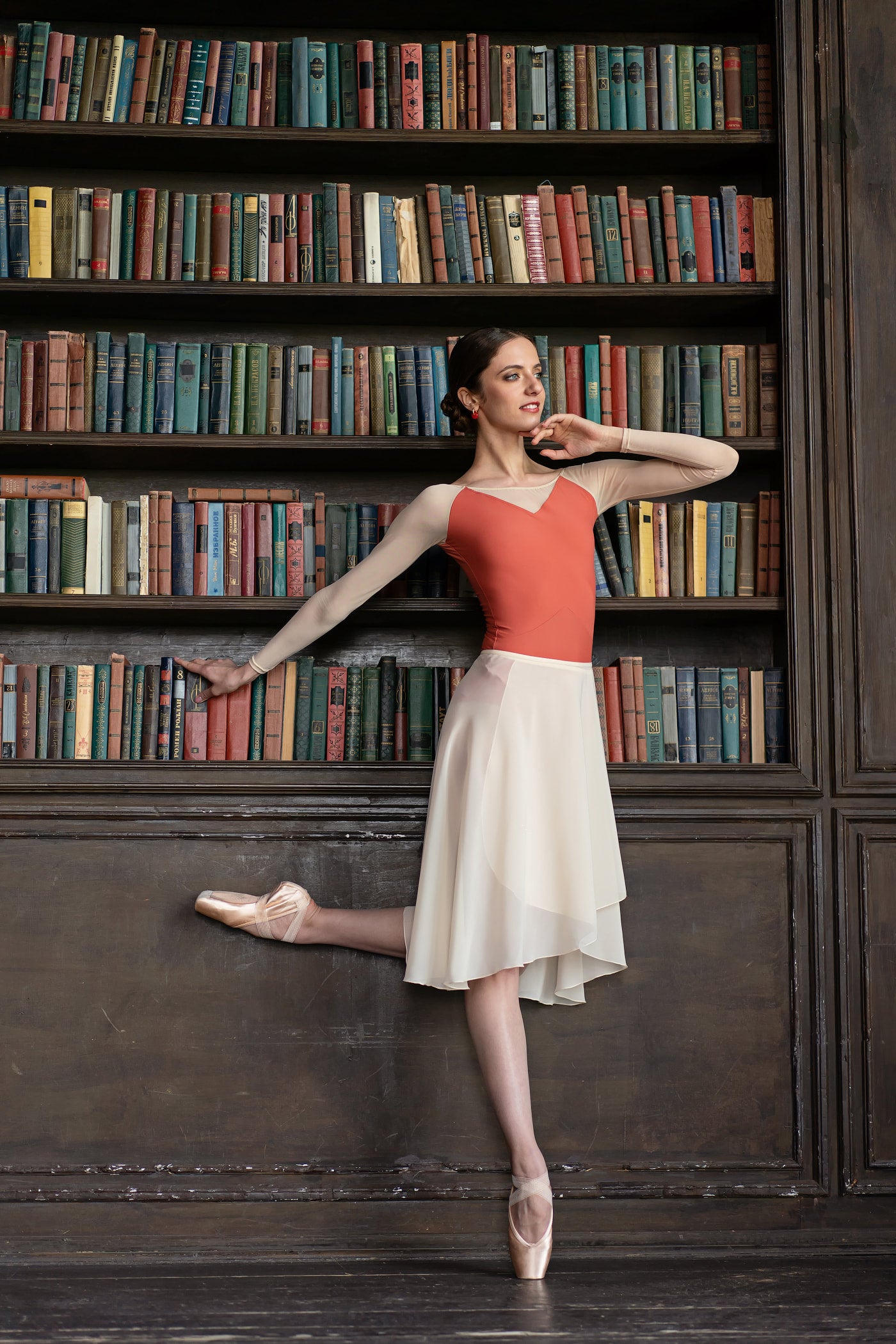 Tunique-skirt midi | Nude