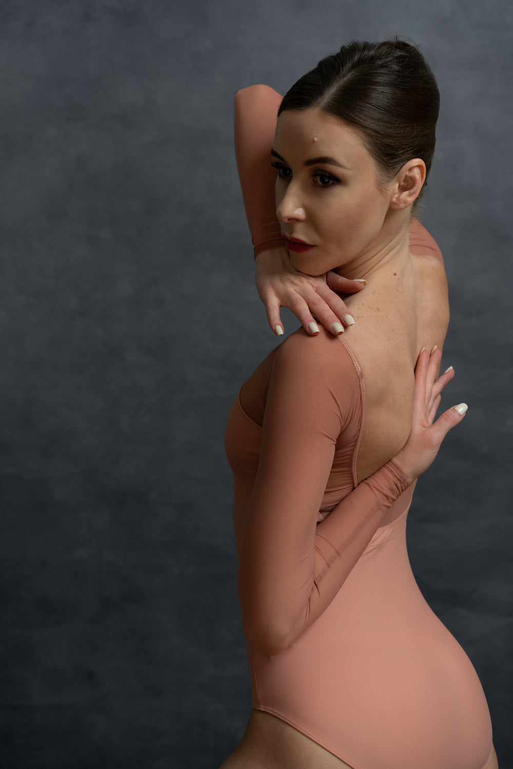 Dream Leotard by Kristina Kretova | Dusty peach