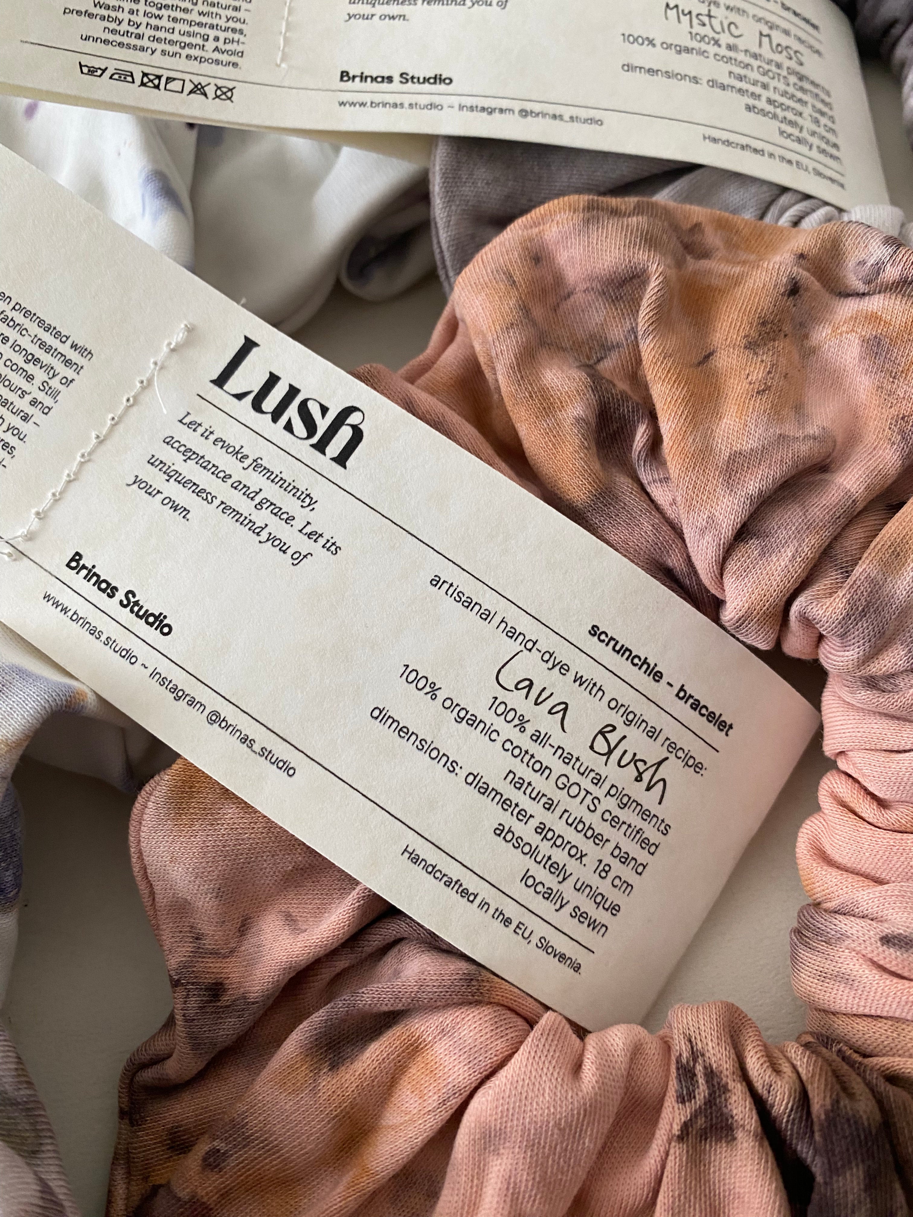 Lush scrunchie | Lava Blush