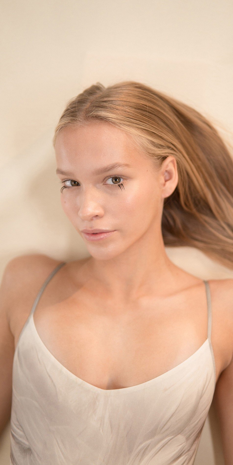 SWAN – classic camisole leotard – white