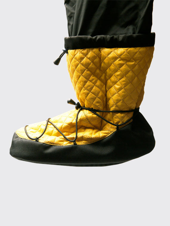 Transformer booties Mustard by Igor Kolb