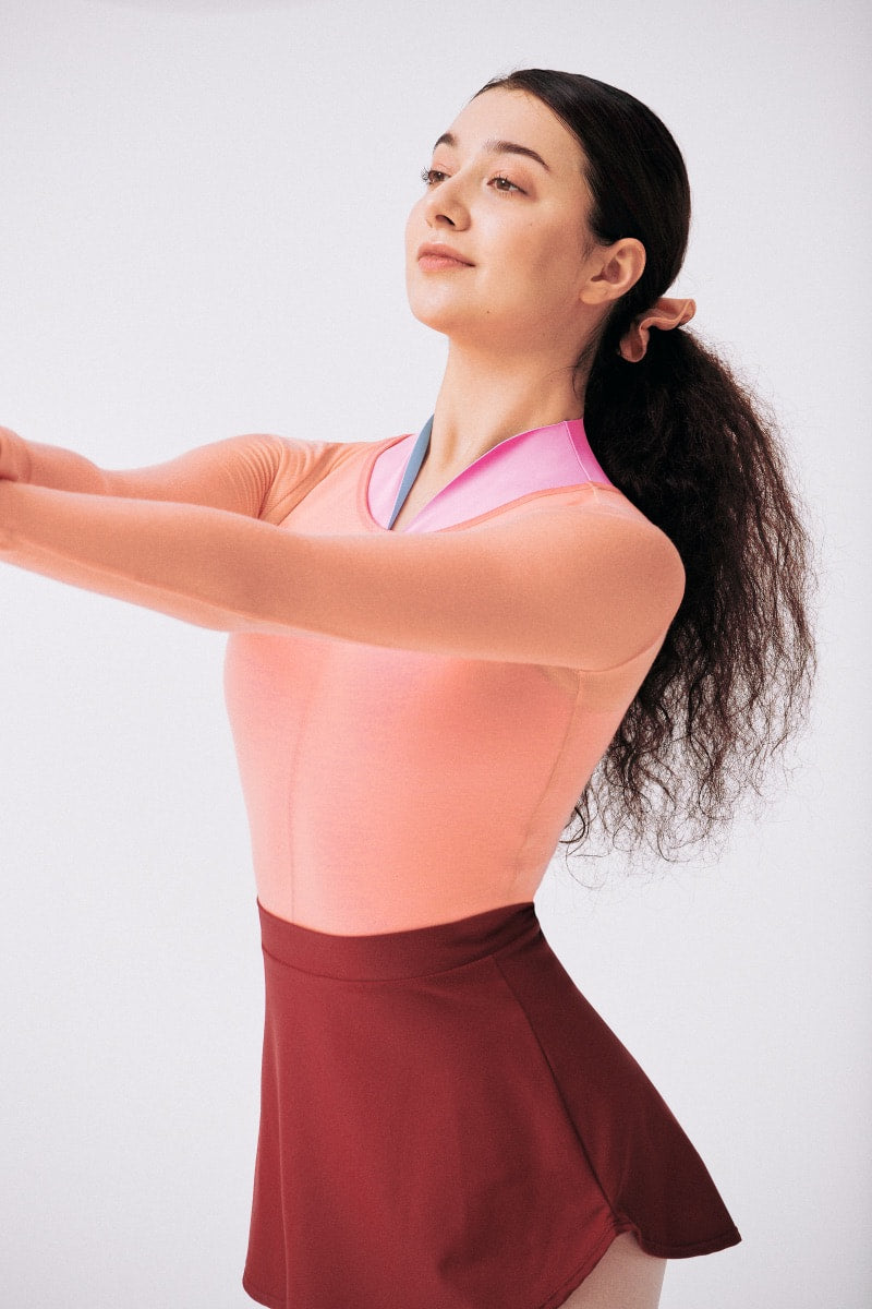 ECONYL® BALLET SKIRT | BURGUNDY