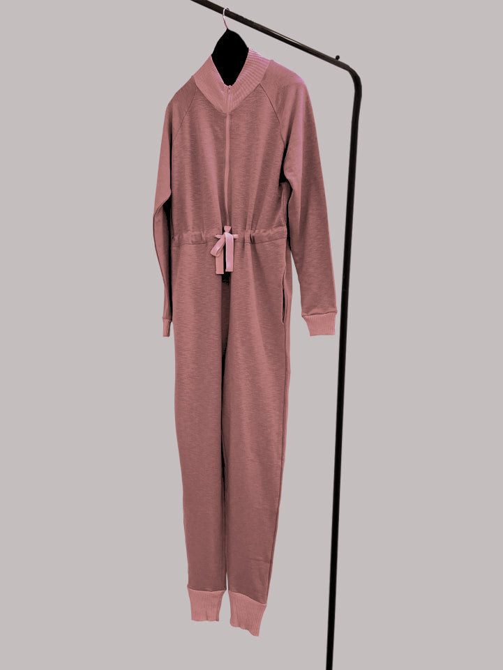 MODAL® FITTED JUMPSUIT | DUSTY PINK