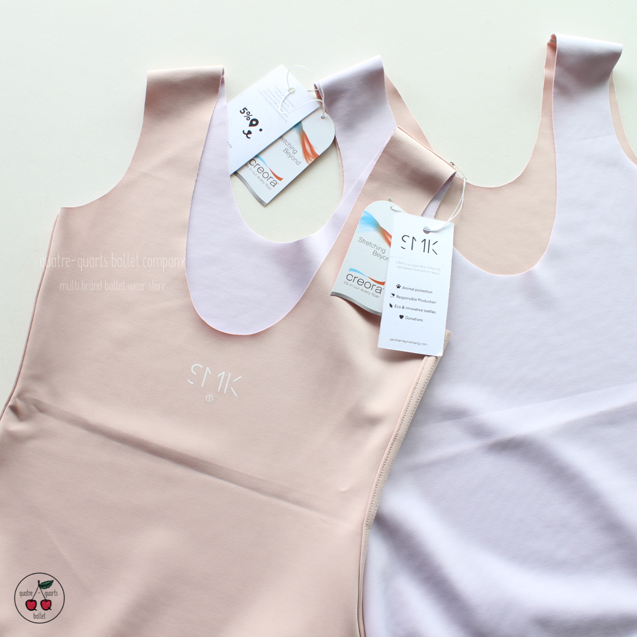 CREORA® REVERSIBLE LEOTARD | LIGHT LILAC/NUDE