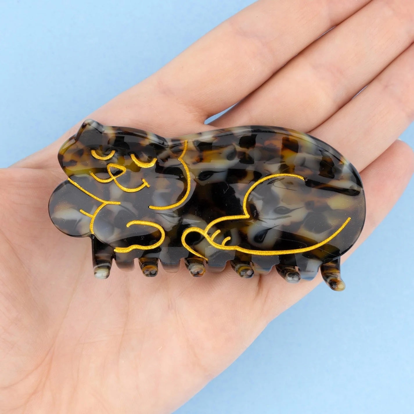 TORTOISESHELL CAT HAIR CLAW