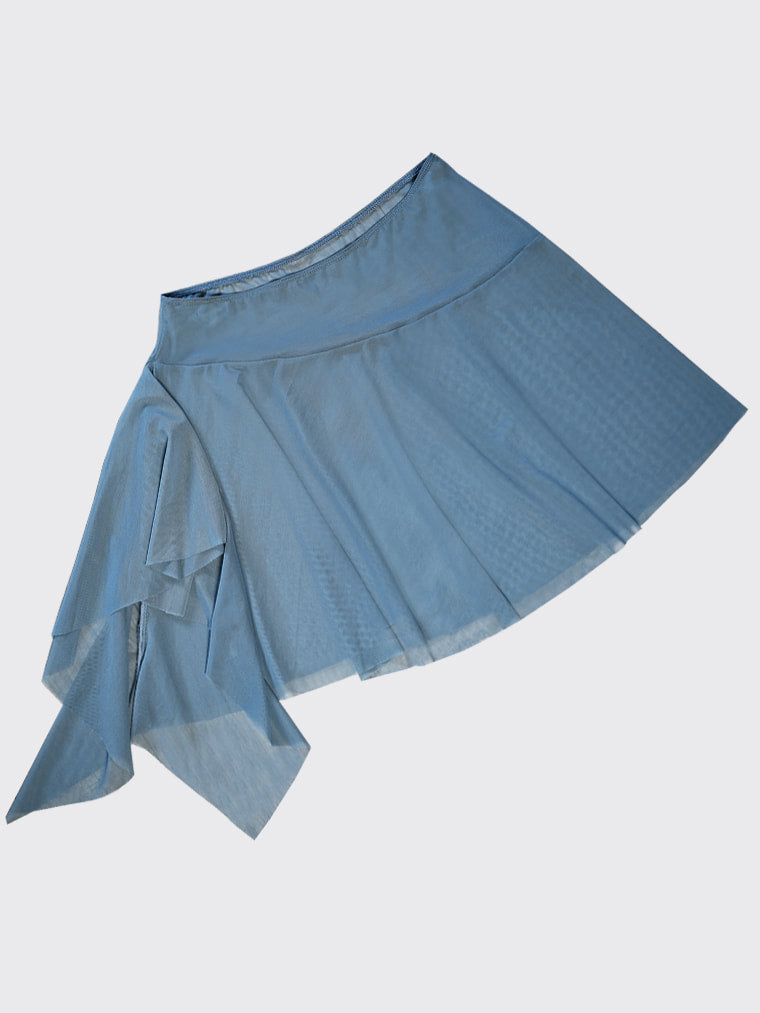 Unique-skirt mini | Iced turquoise