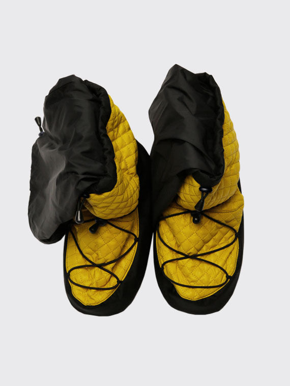 Transformer booties Mustard by Igor Kolb