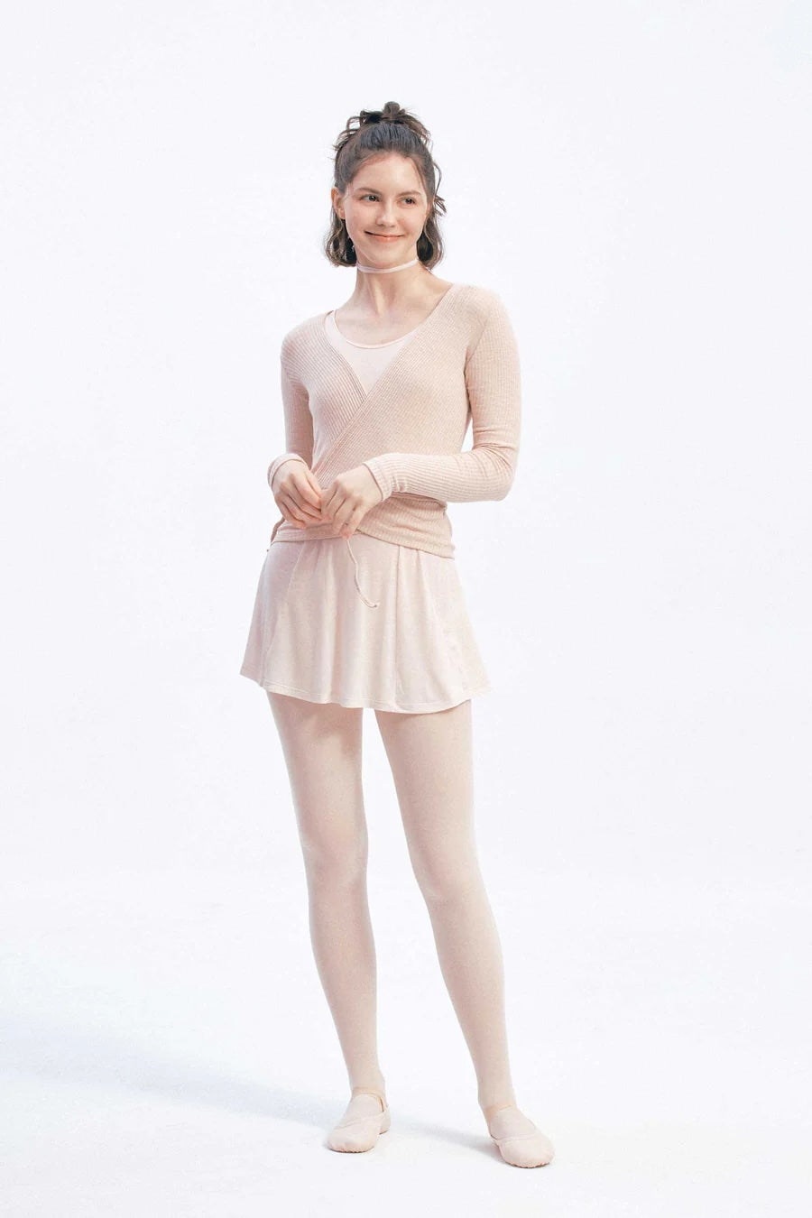 TENCEL™ Ballet Dress | White Pink