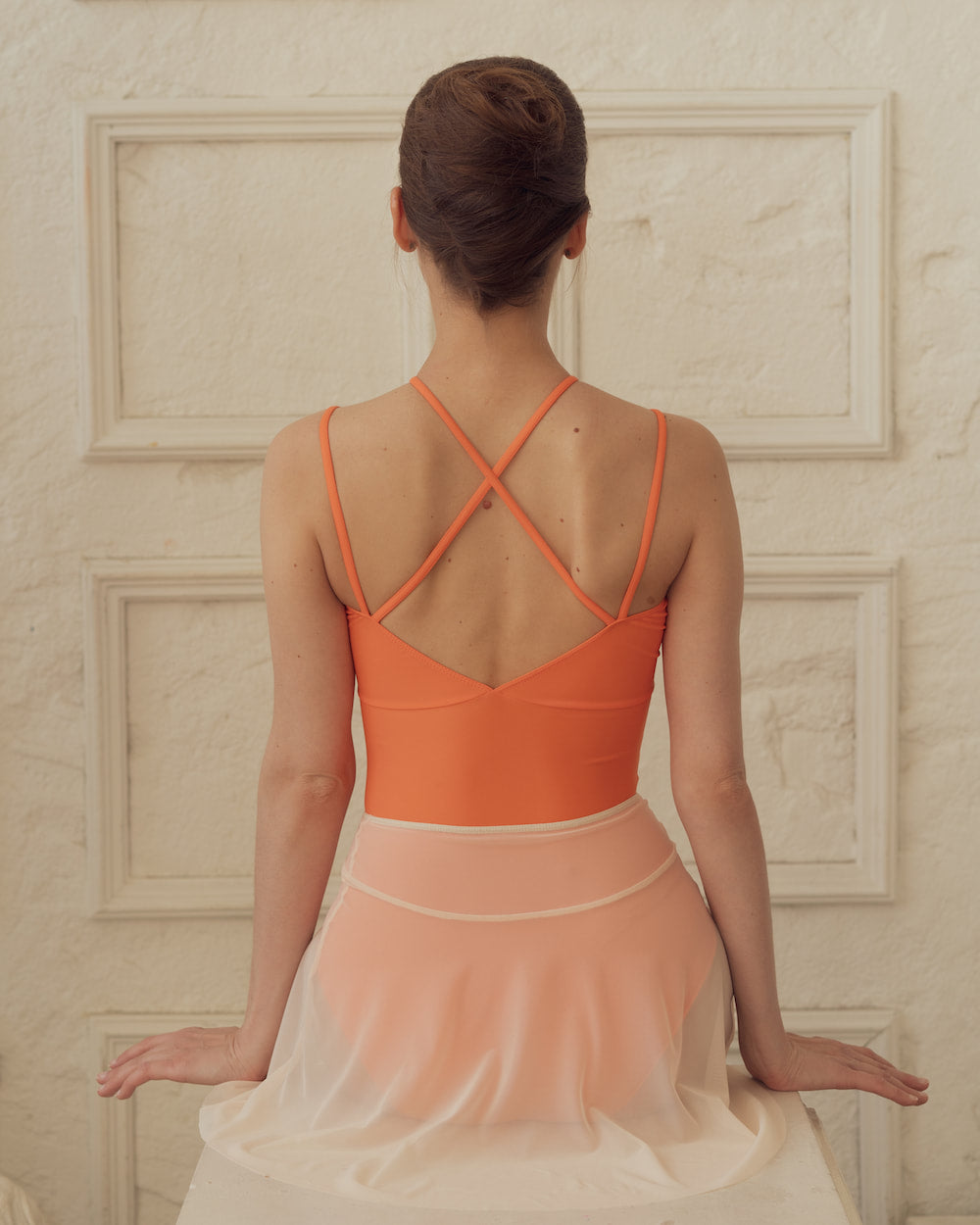 Terpsichore leotard | Pink orange