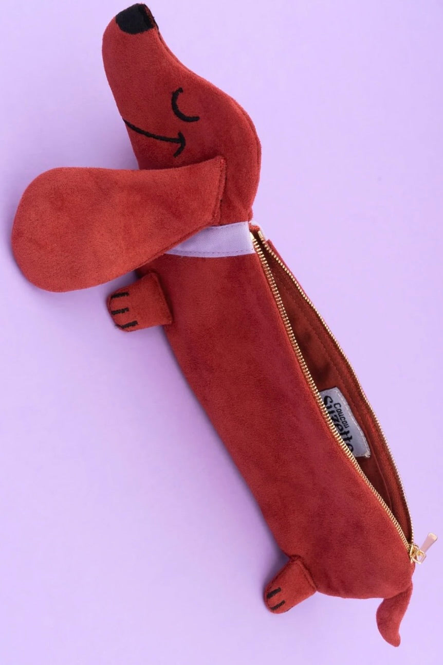 DACHSHUND PENCIL/COSME CASE