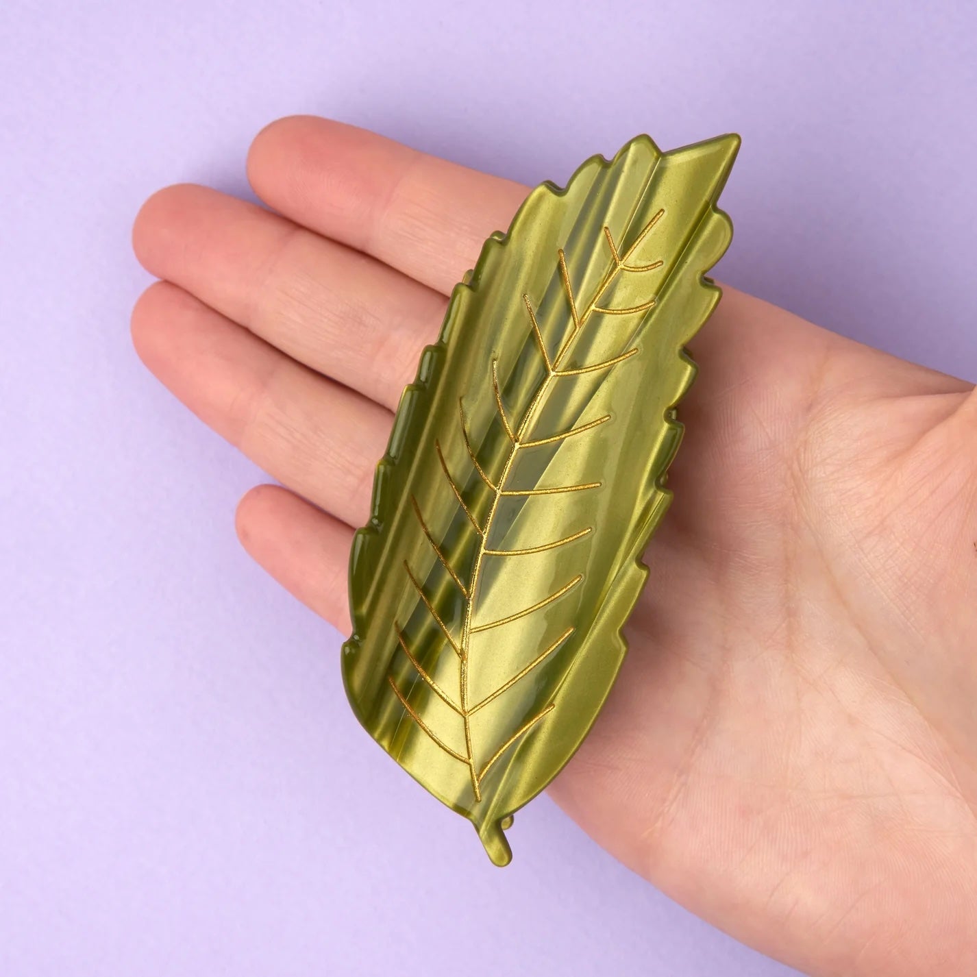CHESTNUT LEAF HAIR CLAW