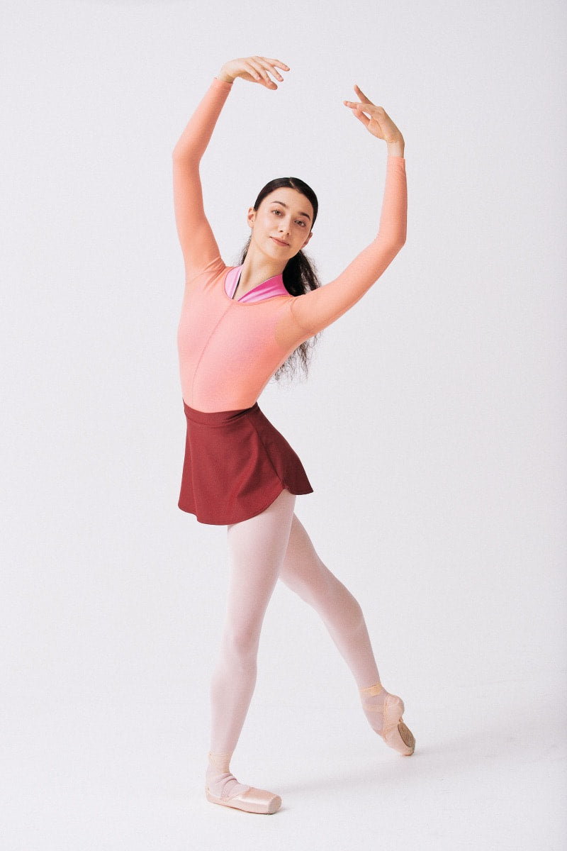 ECONYL® BALLET SKIRT | BURGUNDY