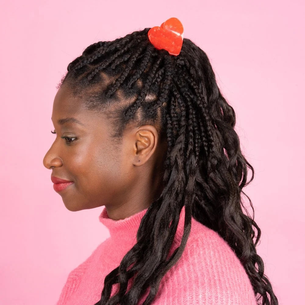 HEART HAIR CLAW