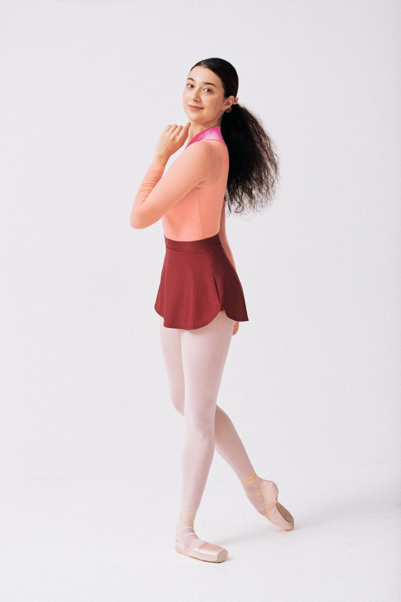 ECONYL® BALLET SKIRT | BURGUNDY