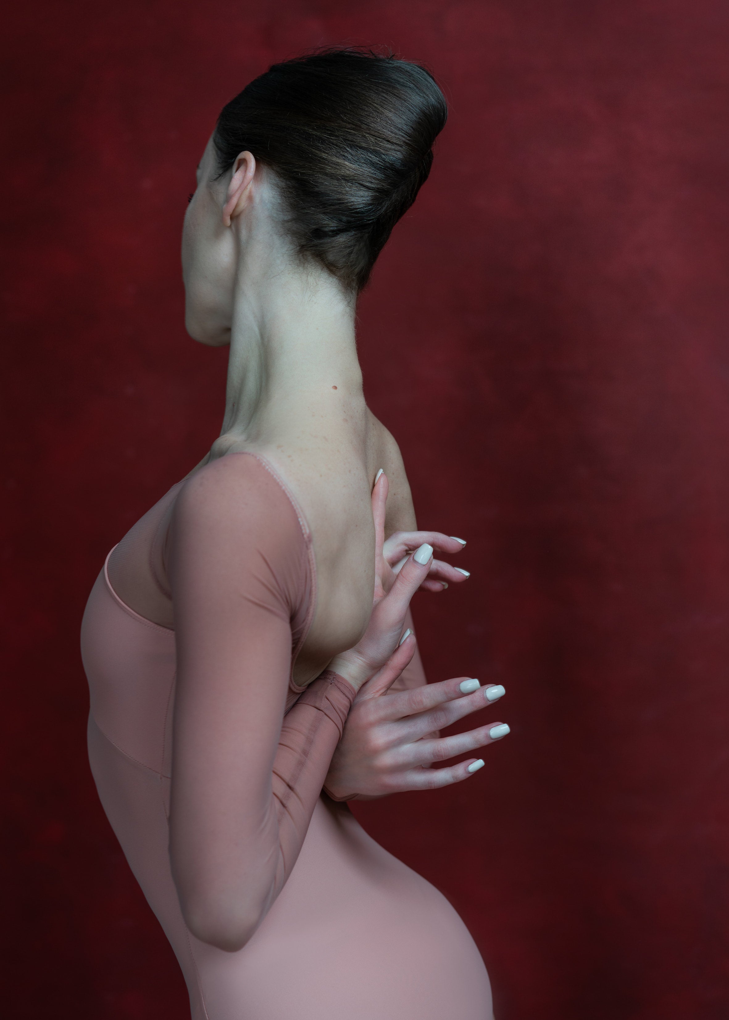 Dream Leotard by Kristina Kretova | Dusty peach