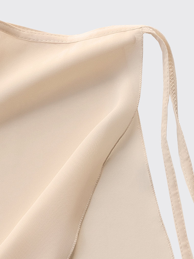 Tunique-skirt midi | Nude