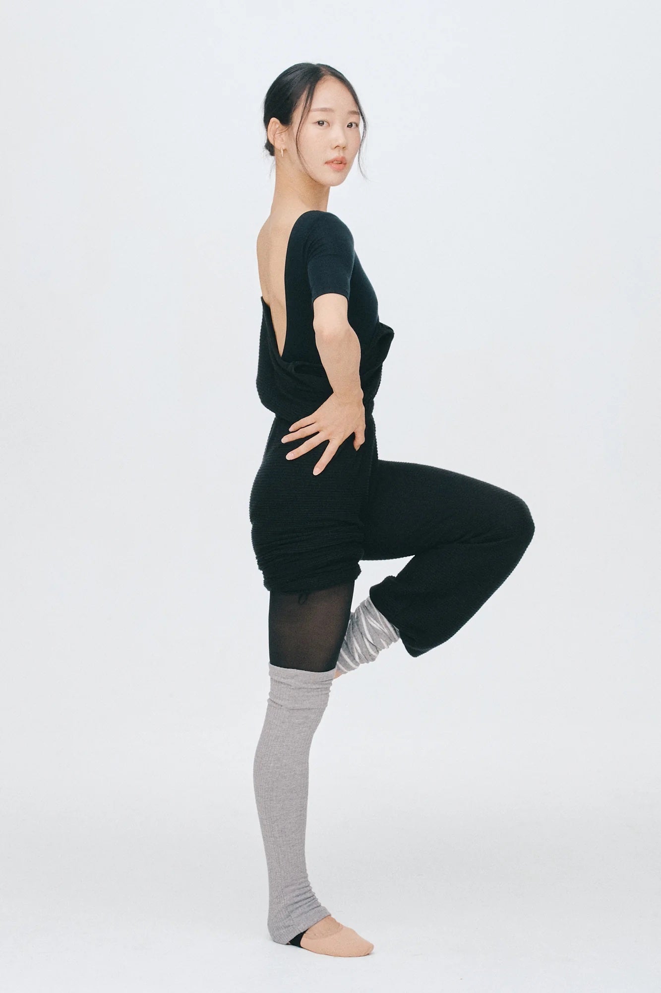 MODAL® LONG ROMPER | BLACK