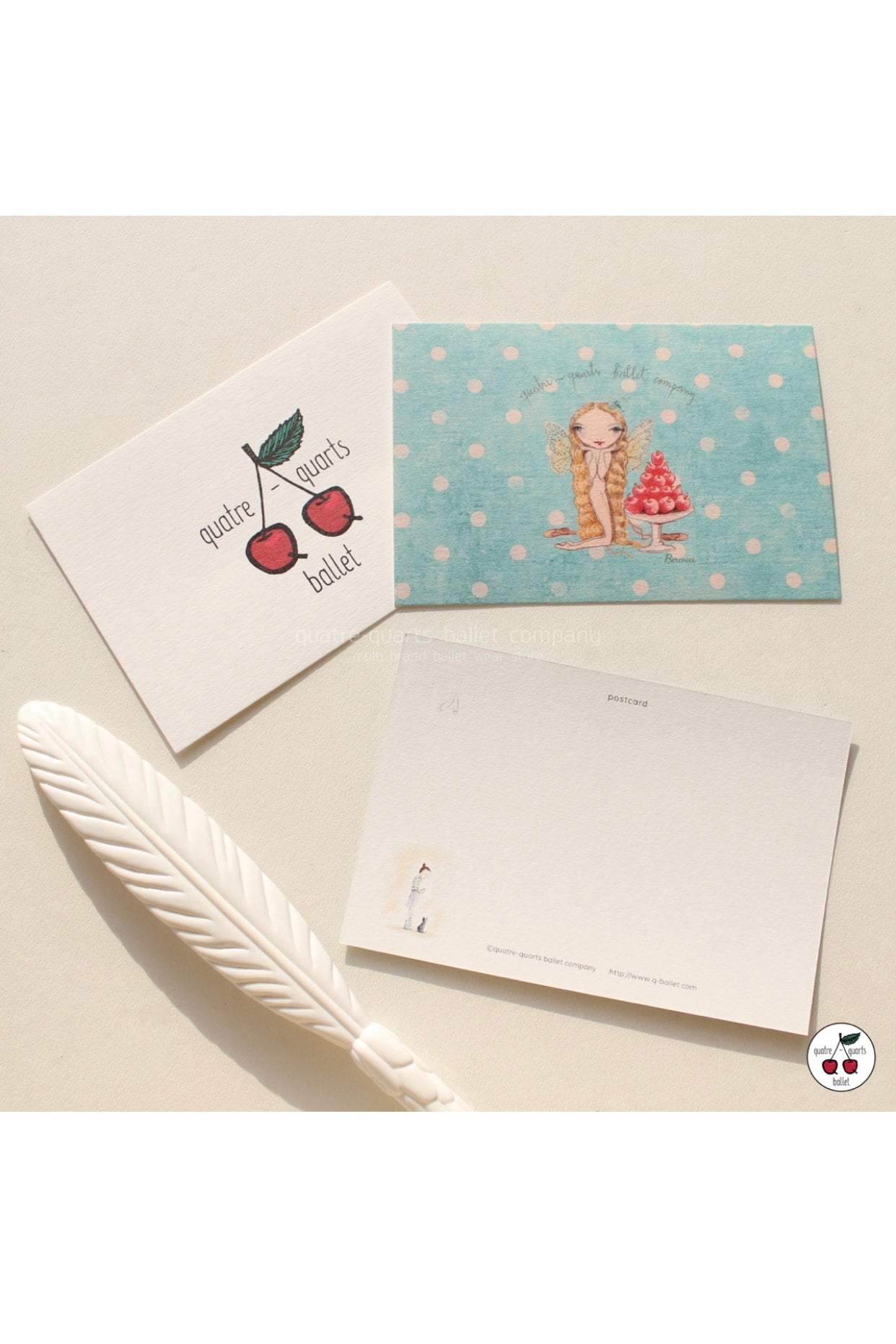 Greeting card | quatre-quarts ballet company オリジナルポストカード(2種セット)