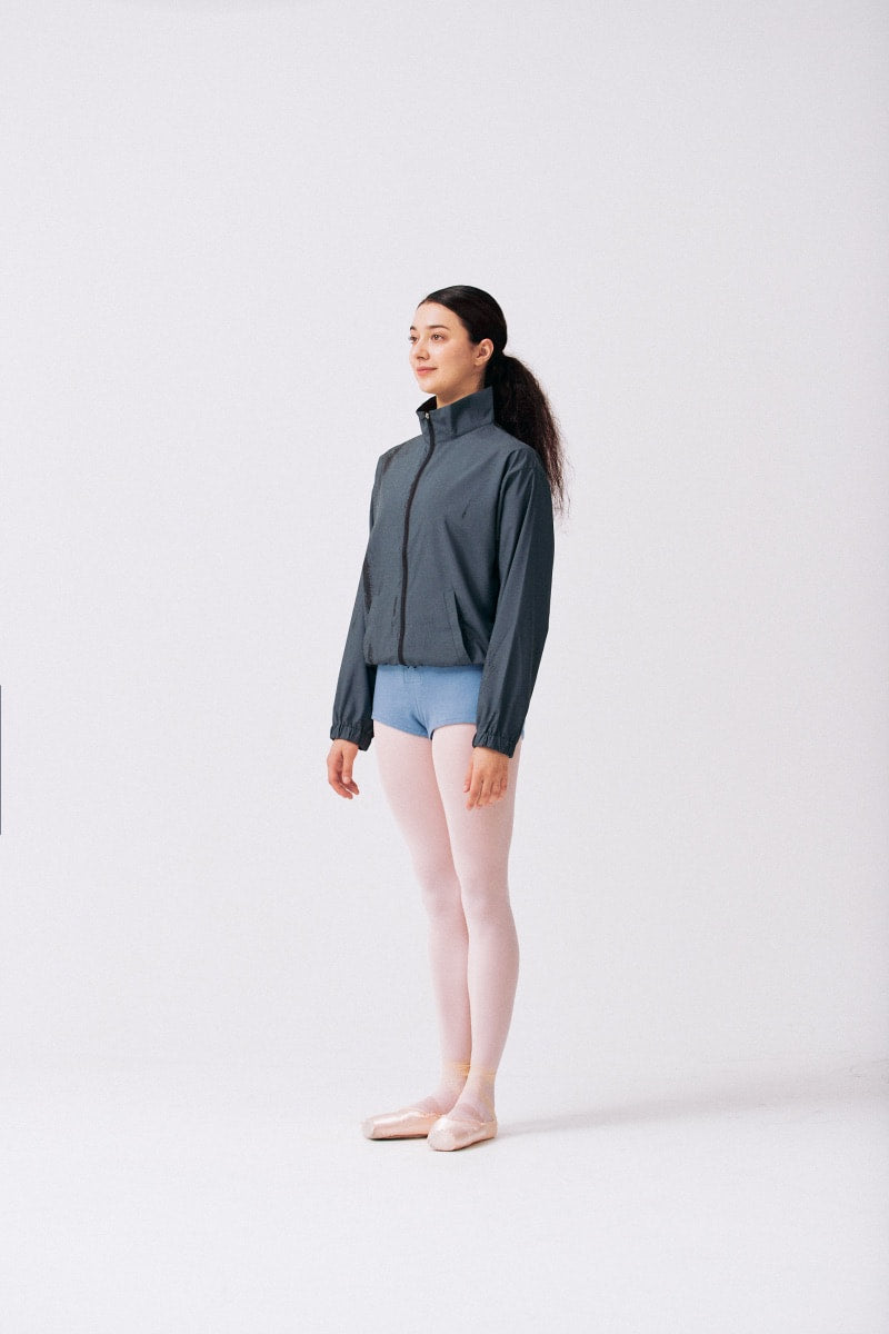 PRINTED RECYCLED POLYESTER JACKET | DARK ICE