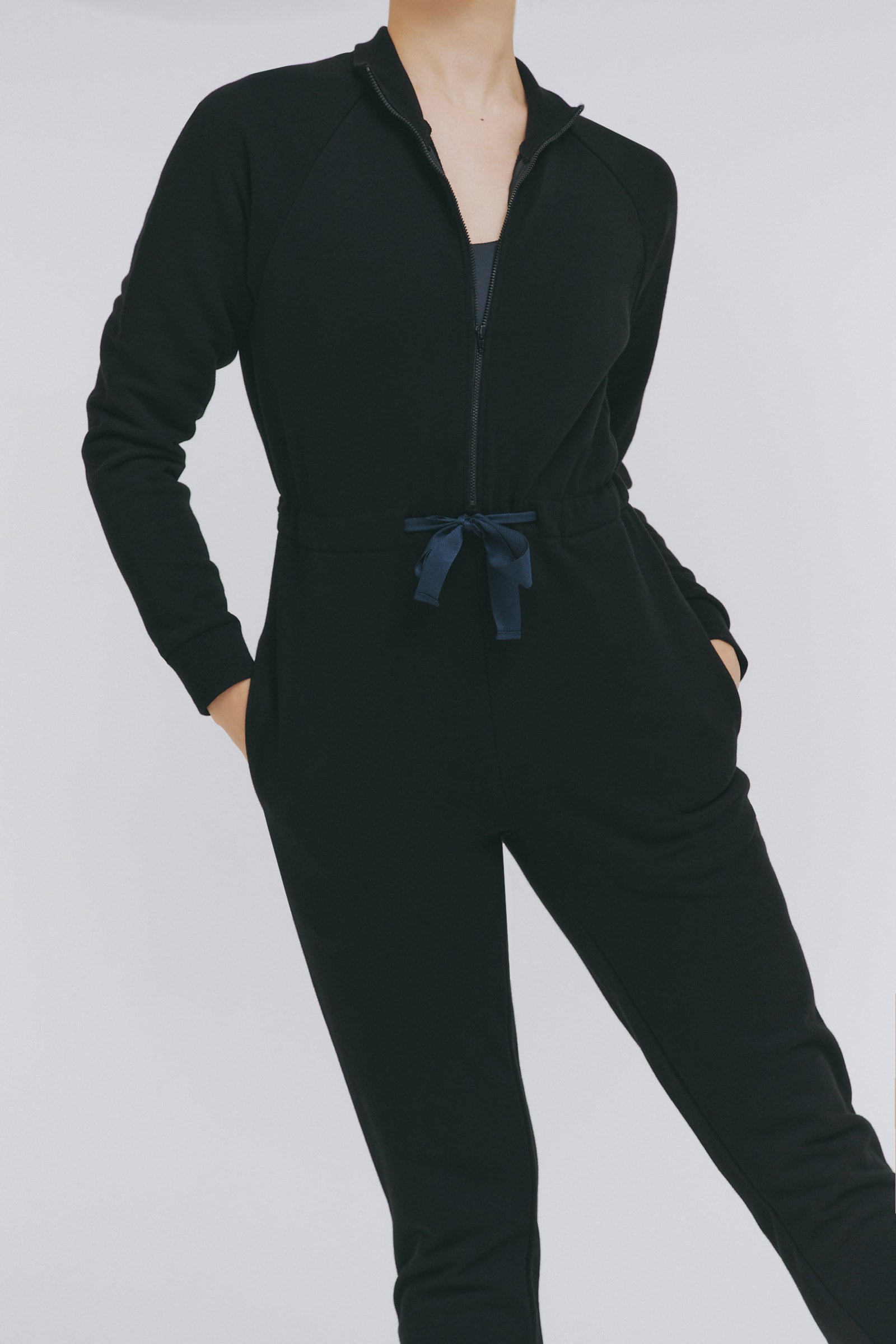 ORGANIC COTTON JUMPSUIT | BLACK