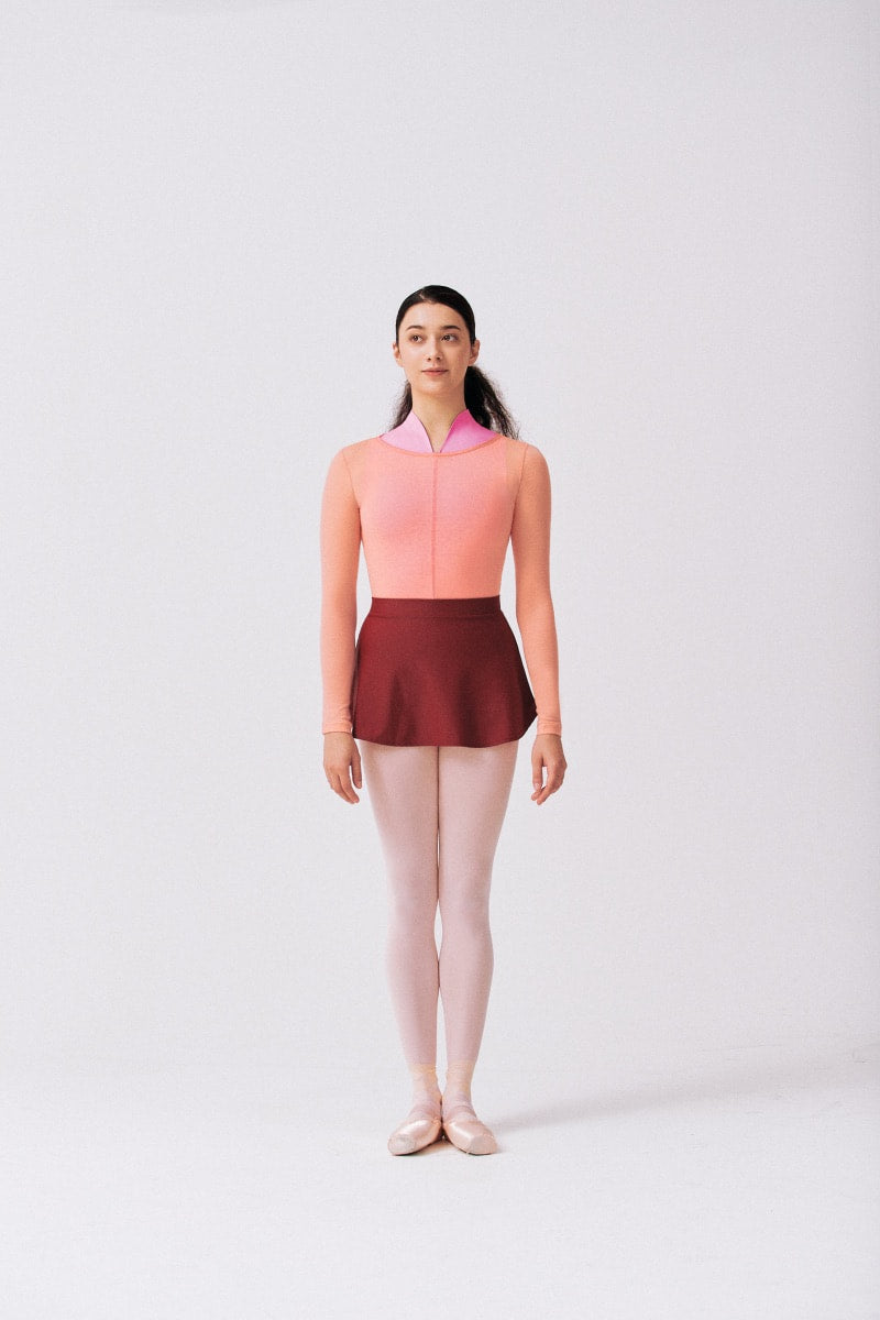 ECONYL® BALLET SKIRT | BURGUNDY