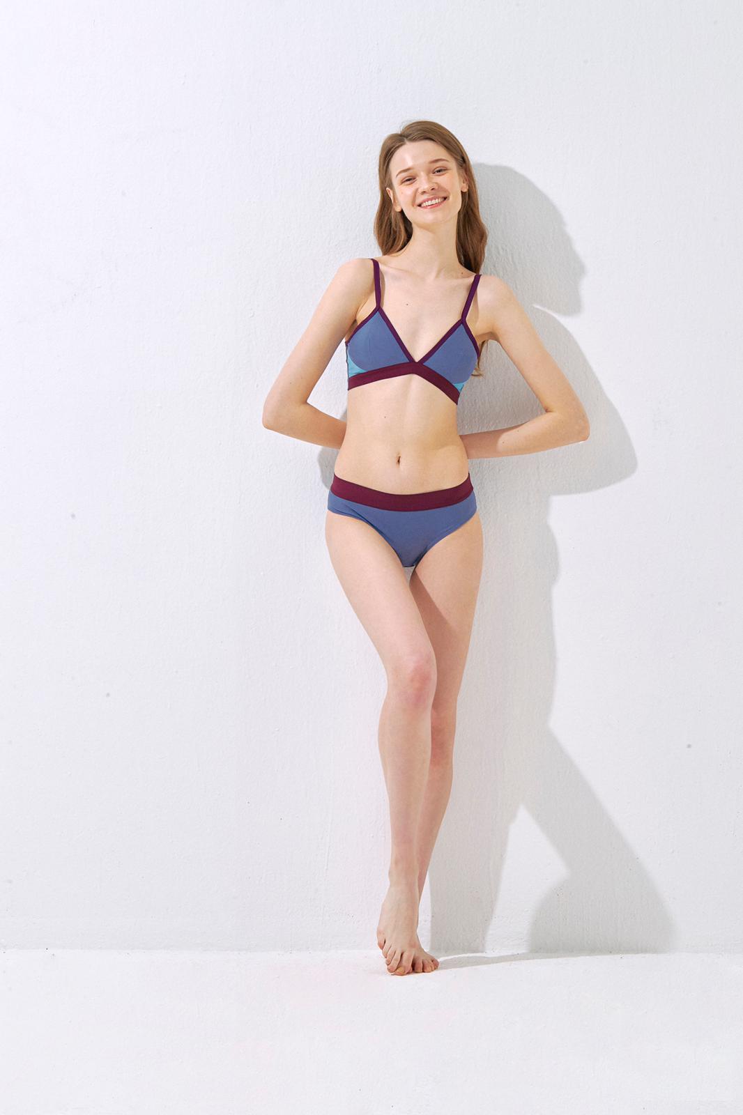 ECONYL® BIKINI BRA | LILAC