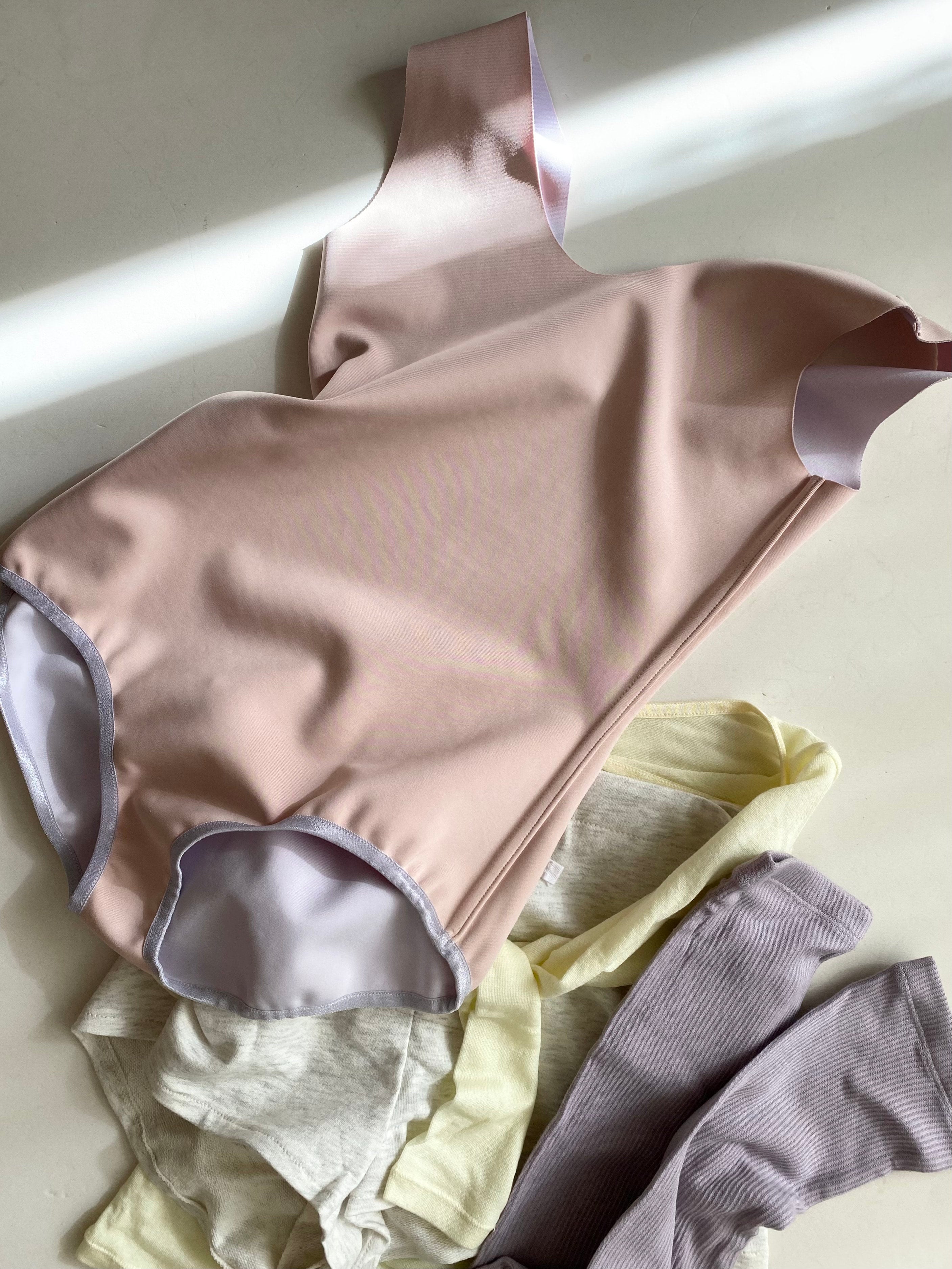 CREORA® REVERSIBLE LEOTARD | LIGHT LILAC/NUDE