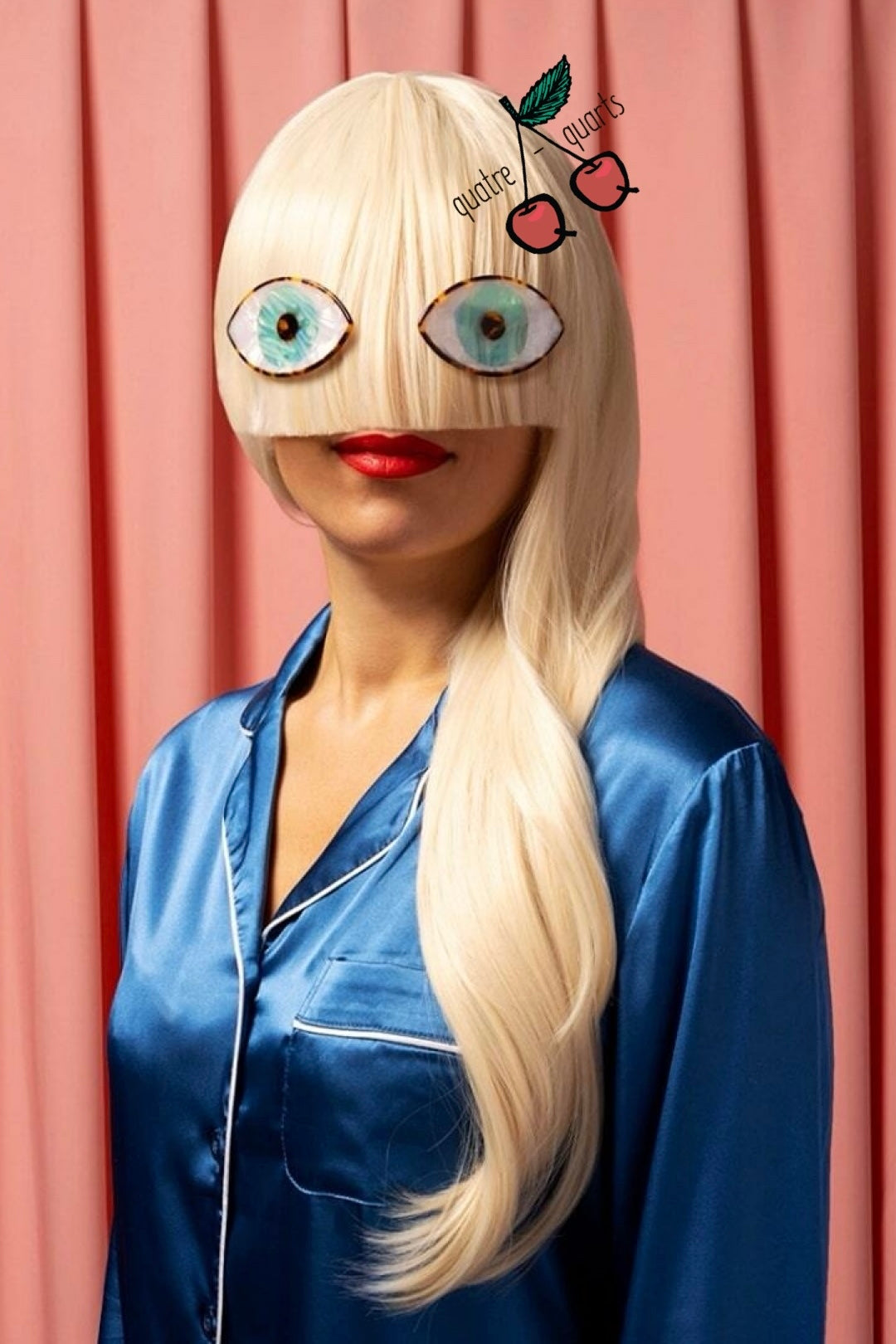 EYE HAIR CLAW - BLUE