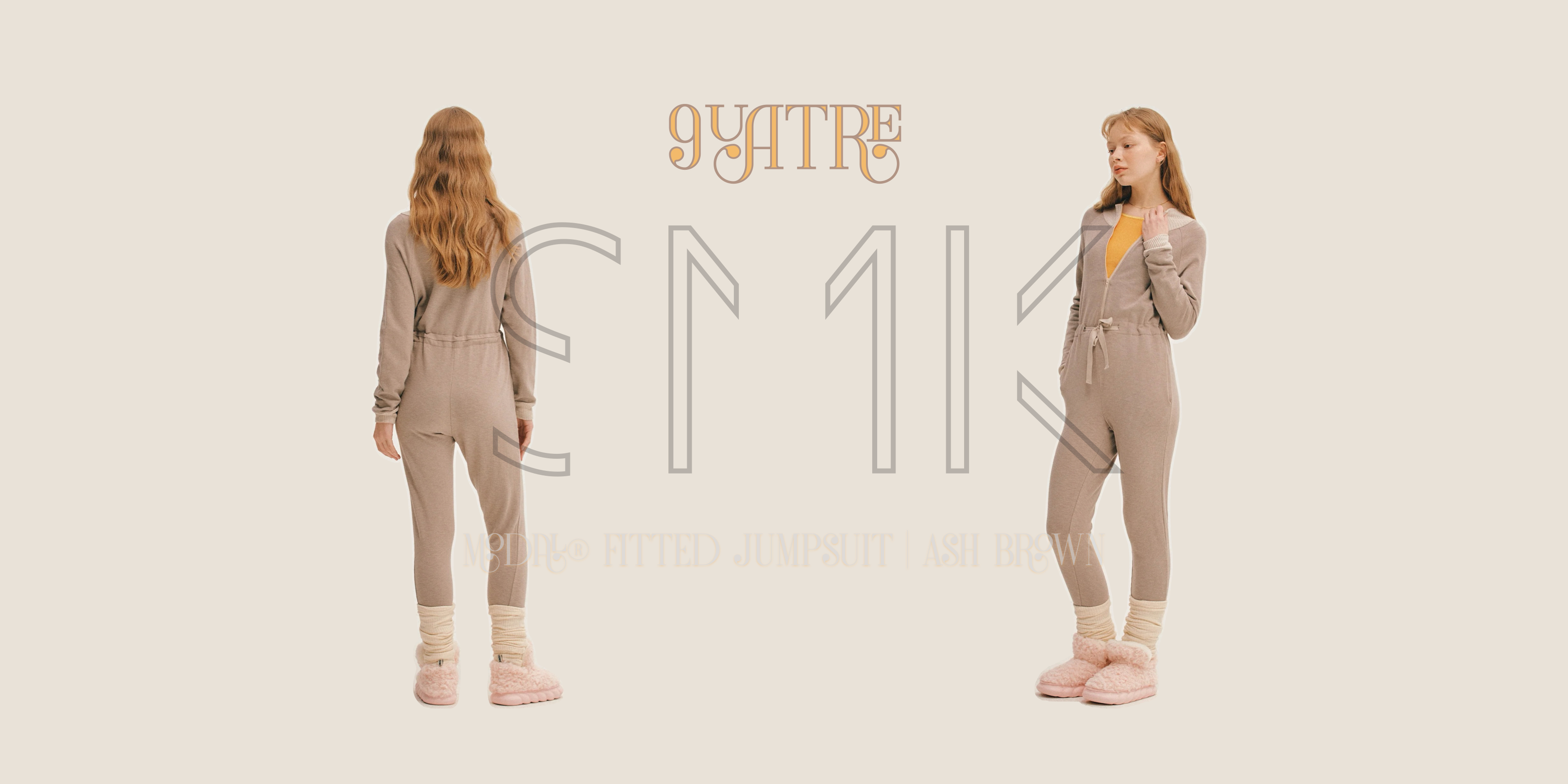 S M K MODAL® FITTED JUMPSUIT｜軽やかさとストレッチ力を兼ね備えた限定ジャンプスーツ