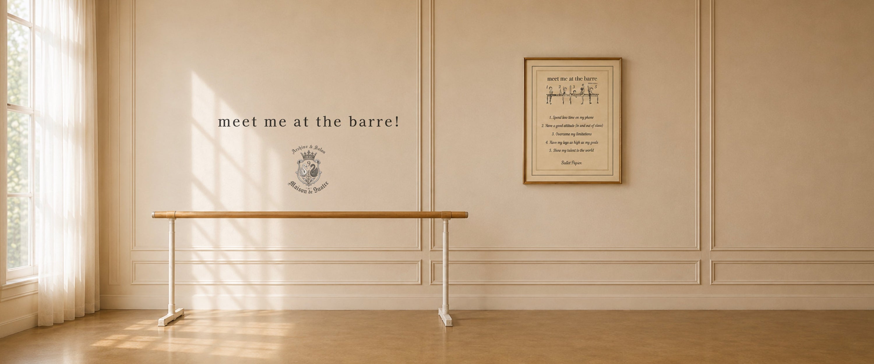 Ballet Papier「meet me at the barre!」— 3つの投稿からひらく、デッドストックTシャツの物語