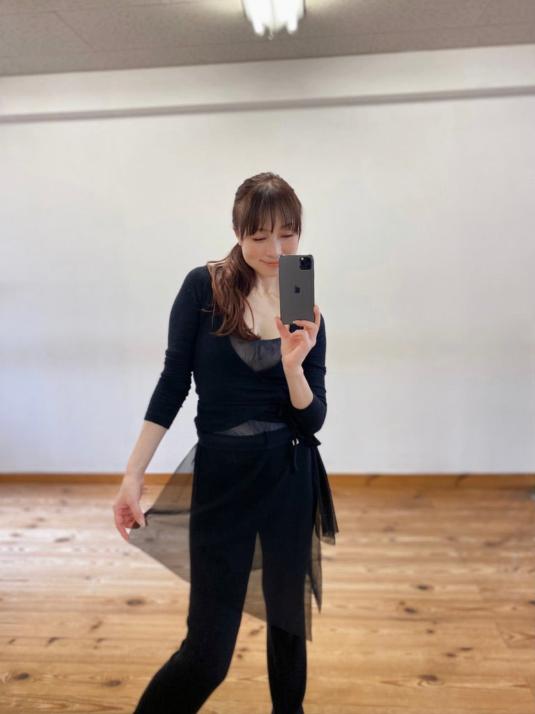 MODAL® WRAPPED TOP | Black