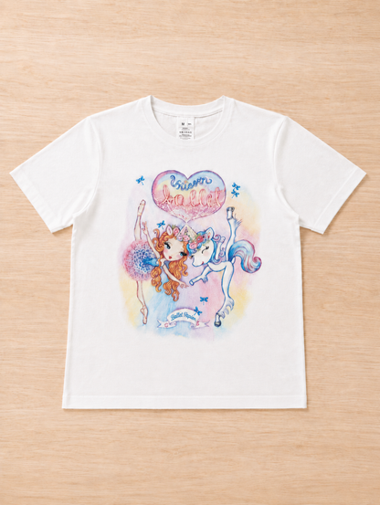 T-shirt | Ballerina and Unicorn — deadstock