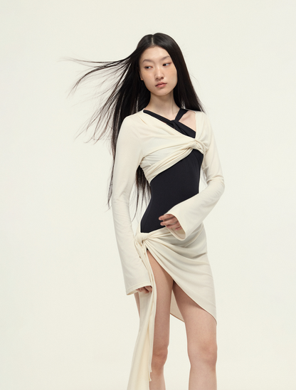 ［予約アイテム］SecondSkin SilkSoft™ Stola Curve-Draped Wrap Skirt x 3色