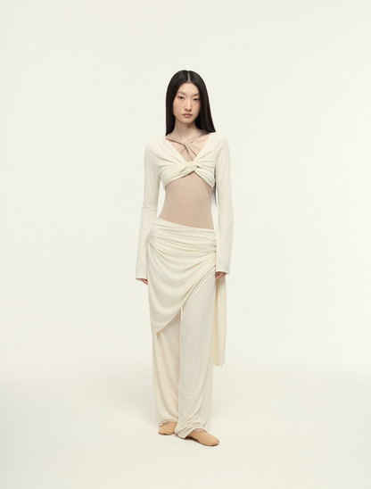 ［予約アイテム］SecondSkin SilkSoft™ Stola Curve-Draped Long Pants x 3色