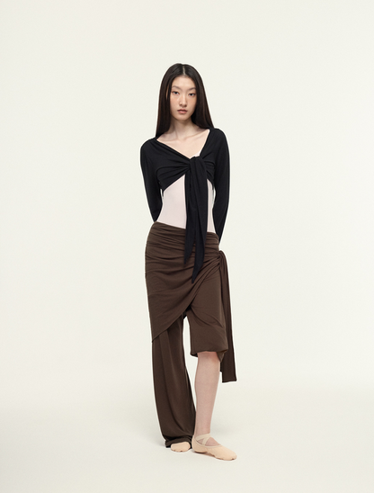 ［予約アイテム］SecondSkin SilkSoft™ Stola Curve-Draped Wrap Skirt x 3色