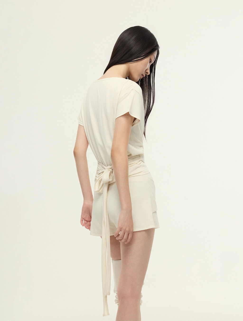 ［予約アイテム］SecondSkin SilkSoft™ Stola Shirring Drape Shorts x 3色
