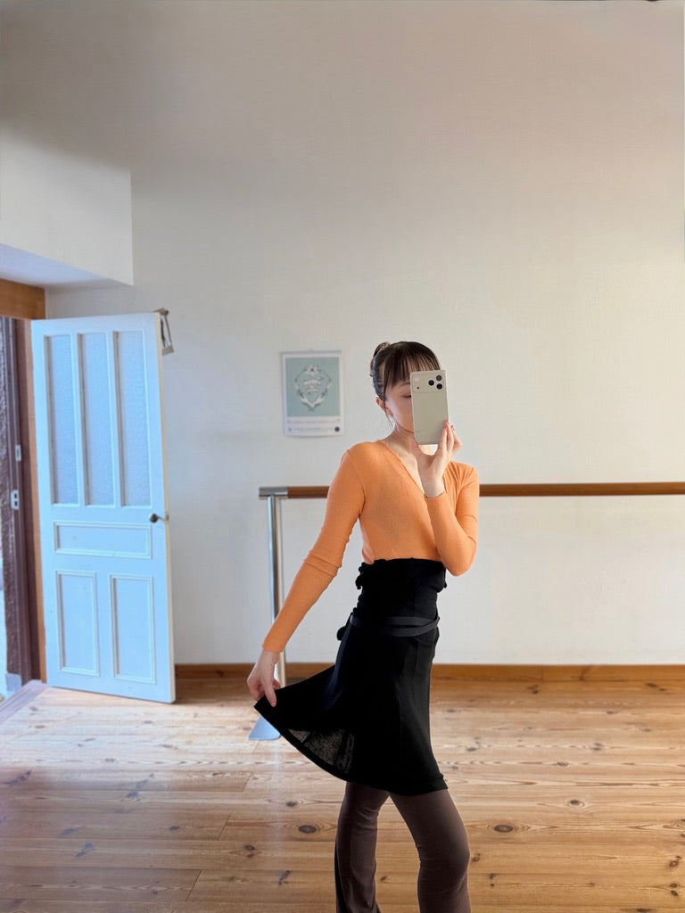 TENCEL™ WRAPPED TOP | ORANGE