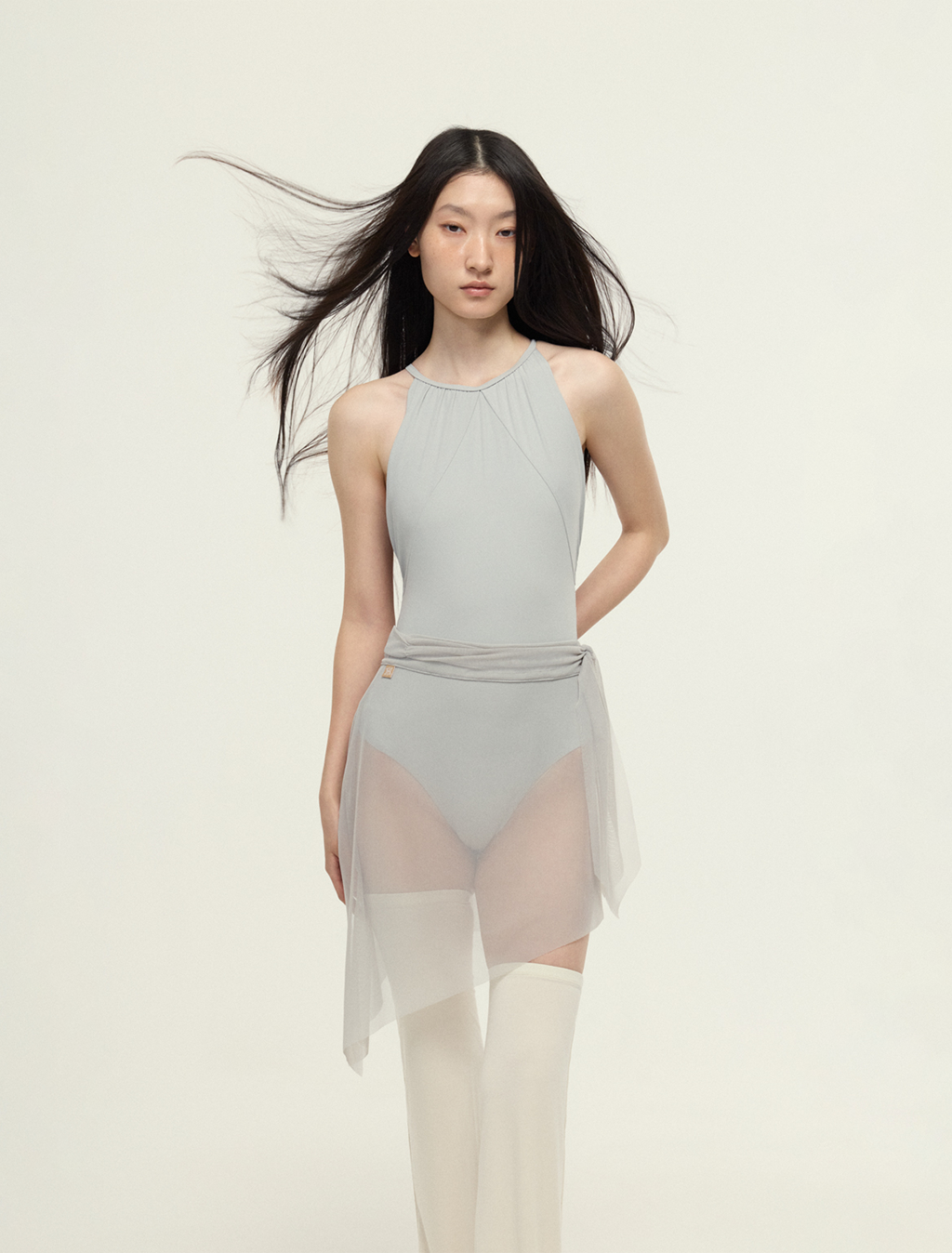 ［予約アイテム］SecondSkin Draped Waterfall Halter LT x 2色